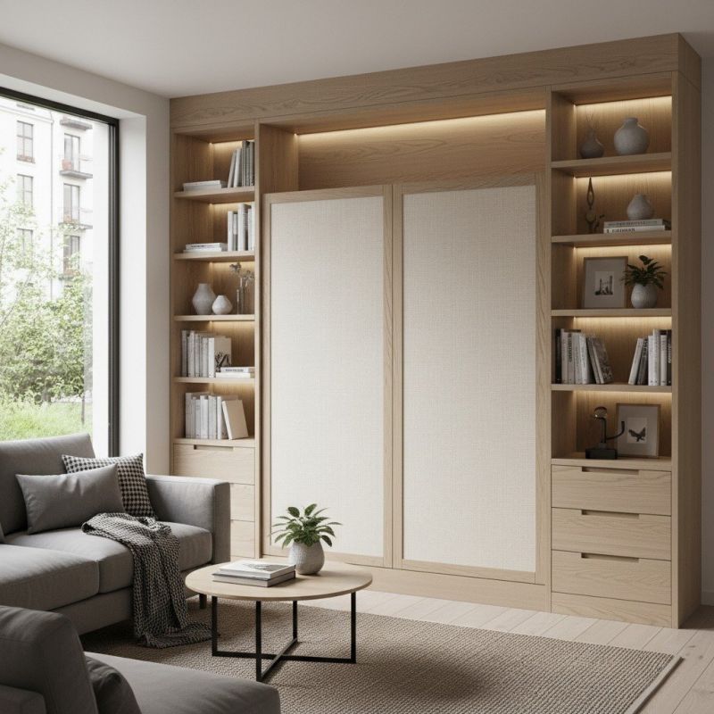 Built In Bookcase Installation in Alexandria, VA