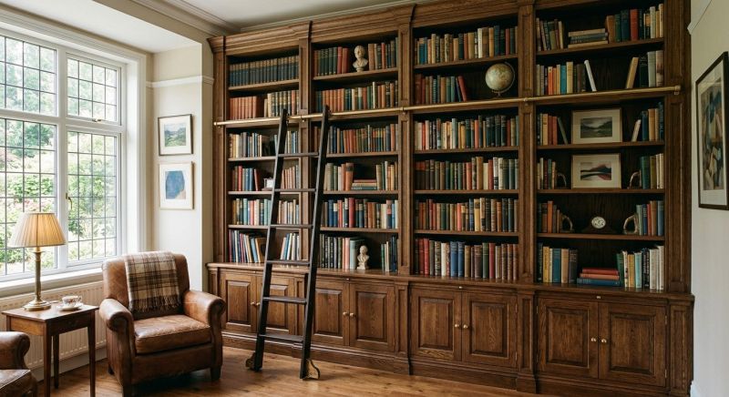 Custom Bookcase Installation in Alexandria, VA