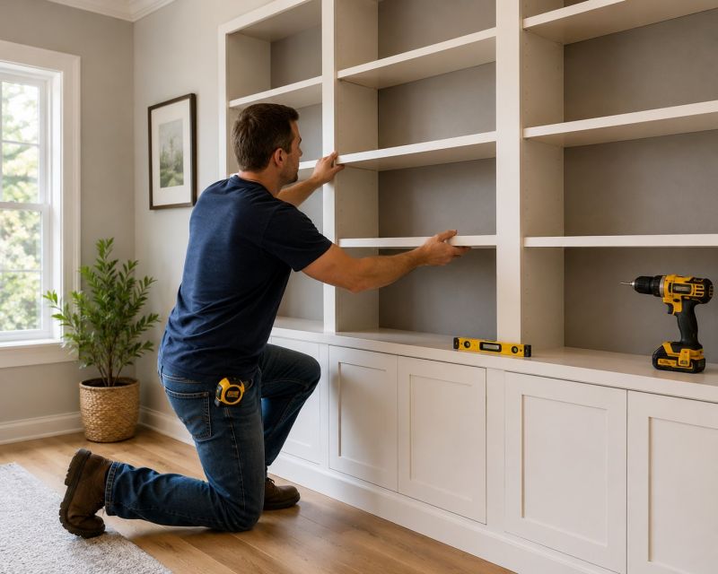 Bookcase Construction in Greensboro, NC