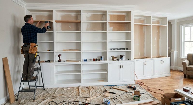 Bookshelves Installation in Charlotte, NC